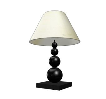 现代简约台灯su模型