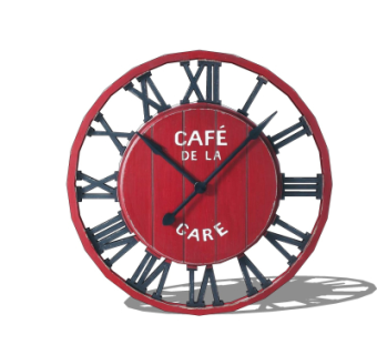 工业风金属挂钟su模型