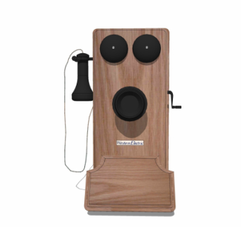 现代复古电话机su模型