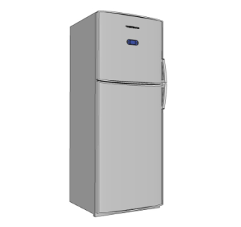 现代电冰箱su模型