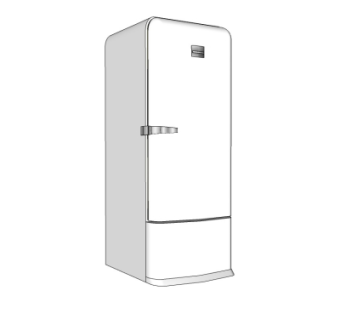 现代电冰箱su模型