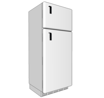 现代电冰箱su模型