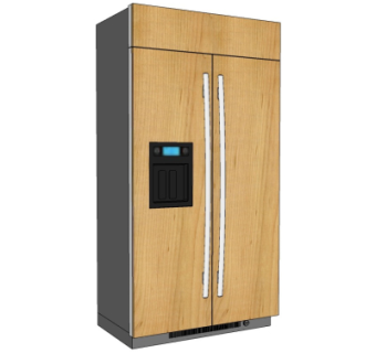 现代电冰箱su模型