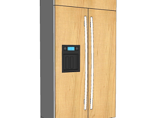 现代电冰箱su模型