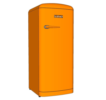 现代电冰箱su模型