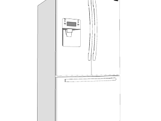 现代电冰箱su模型