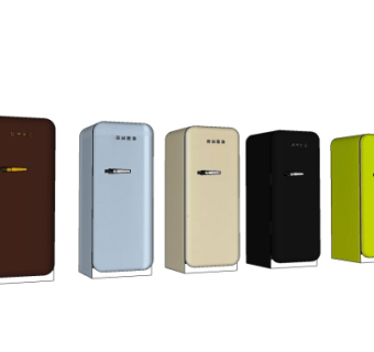 现代电冰箱su模型