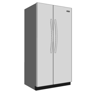 现代电冰箱su模型