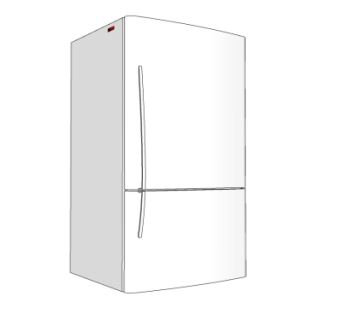 现代电冰箱su模型