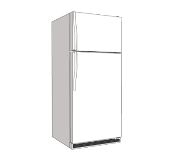 现代电冰箱su模型