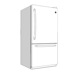 现代电冰箱su模型