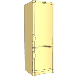 现代电冰箱su模型