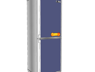 现代<em>电</em>冰箱su模型