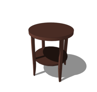 美式圆几su模型