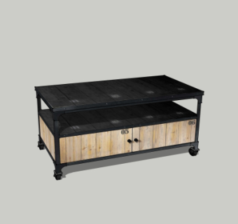 工业风金属茶几su模型