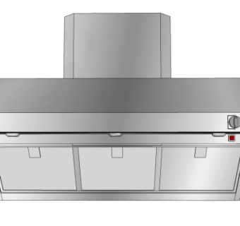 现代抽油烟机su模型