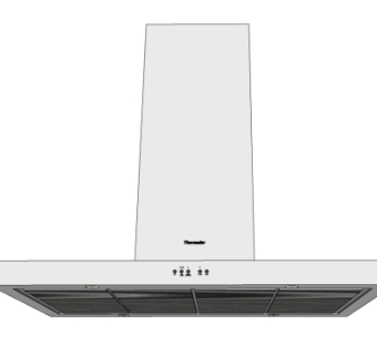 现代抽油烟机su模型