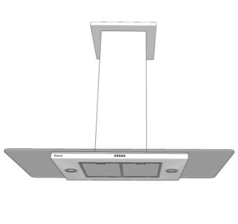 现代抽油烟机su模型