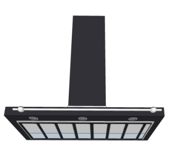 现代抽油烟机su模型