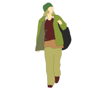 现代人物su模型