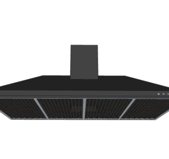 现代抽油烟机su模型