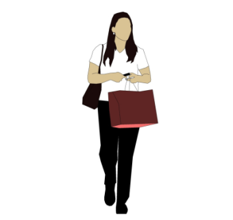 现代人物su模型