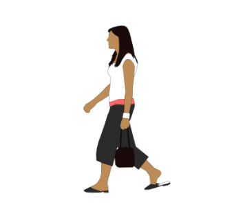 现代人物su模型