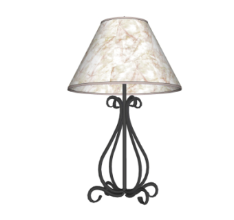 现代金属台灯su模型