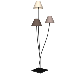 工业风金属落地灯su模型