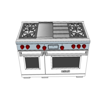 现代集成灶su模型