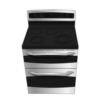 现代集成灶su模型