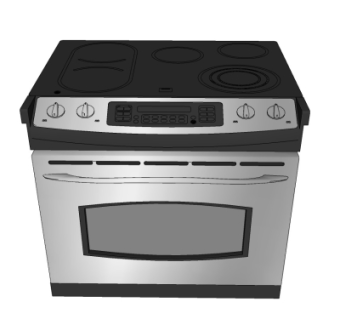 现代集成灶su模型