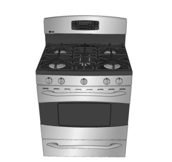 现代集成灶su模型