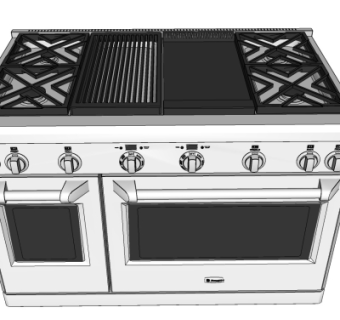 现代集成灶su模型