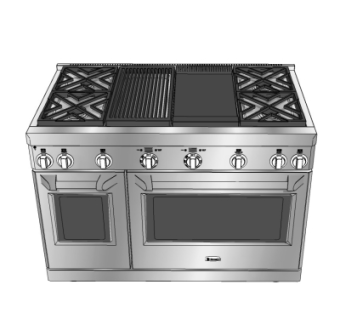 现代集成灶su模型