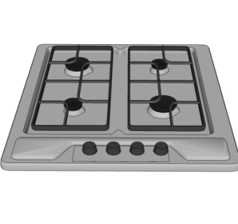 现代煤气灶su模型