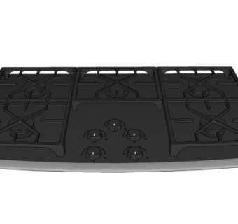 现代煤气灶su模型