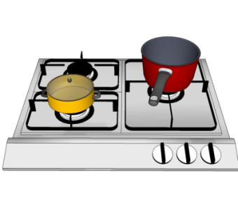 现代煤气灶su模型