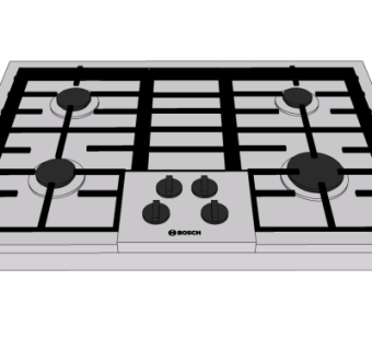 现代煤气灶su模型