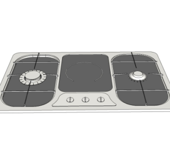 现代煤气灶su模型