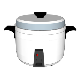 现代电饭煲su模型