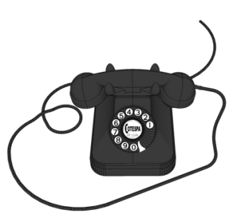 现代复古电话机su模型