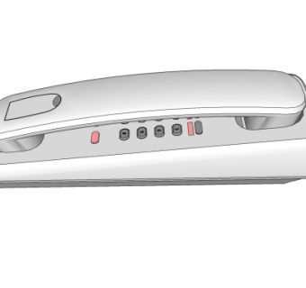 现代电话机su模型