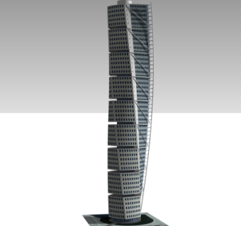 现代建筑外观su模型