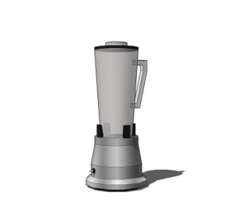 现代榨汁机su模型