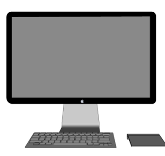 现代电脑显示器su模型