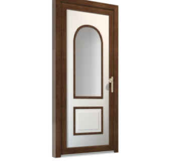 欧式平开门组件su模型