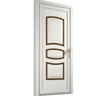 欧式平开门组件su模型