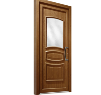 欧式平开门组件su模型