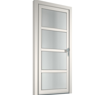 现代平开门组件su模型